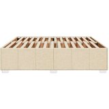  Okvir za krevet bez madraca krem 200x200 cm od tkanine | shoptok.hr