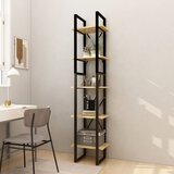Furnova Knjižna omara 5-nadstropna 40x30x175 cm borovina, (21932107) | Shoptok.si