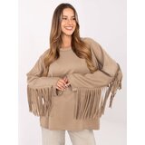 Factory Price Blouse-IT-BZ-21695.10-dark beige | Shoptok.si
