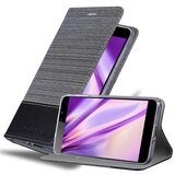 Cadorabo Case, združljiv s častjo v sivi črni barvi - zaščitni pokrov z magnetnim zapiranjem, stoječo funkcijo in režo za kartico, (20565471) | Shoptok.si