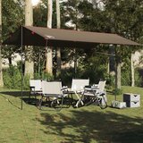 vidaXL Cerada za kampiranje smeđa 506x306 cm vodootporna Cijene