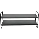 Črno jekleno stojalo za čevlje 33x33x80 cm A-Shoe –