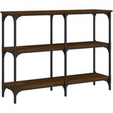  Konzolni stol boja smeđeg hrasta 100x29x75 cm konstruirano drvo | shoptok.hr