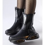Gemre Black slip-on chunky ankle boots Sant'Egidio | Shoptok.si