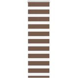 Zebra zavjesa smeđa 45x150 cm širina tkanine 40,9 cm poliester | shoptok.hr
