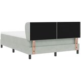 Krevet s opruga kutije Svjetlosiva 140 x 190 cm Baršun | Eponuda.com