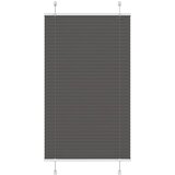 vidaXL Plisirana žaluzija črna 75x100 cm Širina tkanine 74,4 cm | Shoptok.si