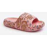 Kesi Children's lightweight slippers with pink teddy bears by Evitrapa cene
