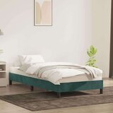  Okvir kreveta bez madraca Tamnozeleni 80x210 cm Baršun | shoptok.hr
