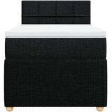 Box spring krevet s madracem crni 80 x 200 cm od tkanine | shoptok.hr