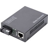 Digitus LAN (10/100 MBit/s) Razširitvena naprava (podaljšek) preko optičnega kabla 20000 m dvosmerni Gigabit medijski pretvornik, (20430024) | Shoptok.si