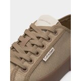 Calvin Klein Nizke superge bež / temno bež | Shoptok.si