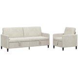  Set sofe s pohranom 2 kom. Krem Poliester 192 x 78 x 87 cm | Shoptok.si