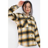 Dewberry Z6665 LADIES SHIRT-MUSTARD | shoptok.hr