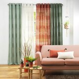 Douceur d intérieur Zelena prozirna zavjesa 140x280 cm Terraza – | shoptok.hr