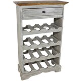 vidaXL stalak za vino masivno obnovljeno drvo 55x23x85 cm Cijene