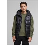 Urban Classics Men's quilted vest with hood Recycled black | shoptok.hr
