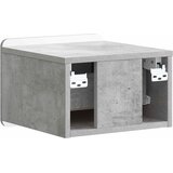  Noćni ormarić za montažu na zid Betonska siva 33 x 34,5 x 24 cm | shoptok.hr