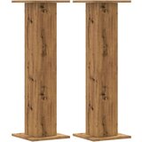 vidaXL Stojalo za zvočnike 2 kosa artisan hrast 30x30x95 cm inž. les | Shoptok.si