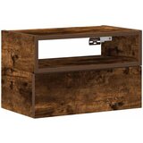 Maison Chic Stenska Nočna omarica - Nočna miza dimljeni hrast 45x26x28,5 cm, (21689687) Cene