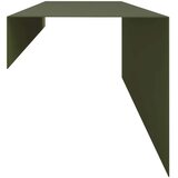 Profil za rubove vrta 2 kom. 100 x 15 x 15 cm Čelik - Maslinastozelena 100 x 15 x 15 cm 2 | shoptok.hr