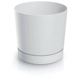  Saksija Tubo P 30 cm sa podmetačem - bela S449 Cene