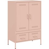 Maison Chic Visoka omara - Komoda - Predalnik roza 68x39x101,5 cm jeklo, (21716580) Cene
