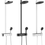 Hansgrohe tuš set s termostatsko armaturo Pulsify SHP 260 2jet, mat bel (24240700) | Shoptok.si