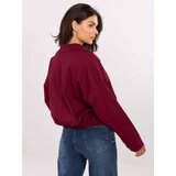 RUE PARIS Shirt-IT-KS-FL9273.86-burgundy | Shoptok.si