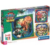 Clementoni Paw Patrol Film o Dinosavrih 3x48 kosov Supercolor puzzle - u