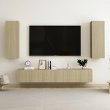 vidaXL 5-dijelni set TV ormarića boja hrasta sonome od iverice | shoptok.hr