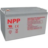 NPG12V 100Ah, GEL BATTERY, C20=100AH, T16, 330x171x214x220, 27,3KG, Light grey