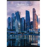 Simpo Zvezek A4 Street Skyline, črte z robom, 54 listov, sortirano, 1 kos | Shoptok.si