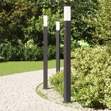  Stupić za svjetlo sa senzorom 3 kom 110 cm crne IP44 | shoptok.hr