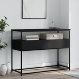 vidaXL Konzolni stol crni 100 x 40 x 75 cm od konstruiranog drva Cijene