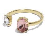 Victoria Cruz gemma pink gold prsten sa swarovski kristalima ( a4510-26da ) Cene