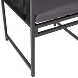 Bessagi Garden Vrtna Garnitura Stella, T. Siva, Črna, Jeklo, Steklo | Shoptok.si