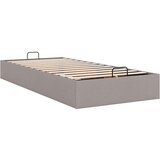  Otomanski okvir kreveta bez madraca smeđe-sivi 80x200cm tkanine | shoptok.hr
