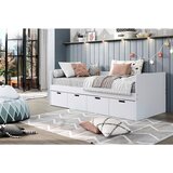 MID.YOU POSTELJA S PREDALOM 90,0 cm x 200,0 cm , bela | Shoptok.si