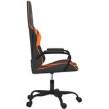  Masažni gaming stol črno in oranžno umetno usnje | Shoptok.si