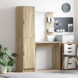 vidaXL Stol s pohranom Sonoma hrast konstruirano drvo | shoptok.hr