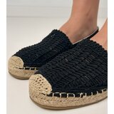 D/CEO Black lace platform espadrilles Plevis | shoptok.hr