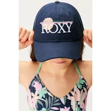 Roxy Otroška bombažna bejzbolska kapa BLONDIE GIRL mornarsko modra barva