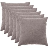  Presvlaka za jastuk 6 pcs HEERLEN Svjetlosiva 55 x 55 cm Bouclé | shoptok.hr