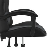  Igraća stolica od umjetne kože crna | shoptok.hr