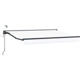  Električni zložljiv senčnik Bela 3,5 x 2 m, (5000211119) | Shoptok.si