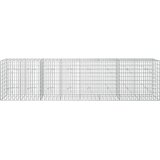  Gabion s žicom debljine 5 mm i mrežom 5x10 cm 400x20x100 cm | shoptok.hr