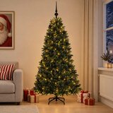 Umjetno božićno drvce s kuglicama 210 cm 300 LED lampica | shoptok.hr