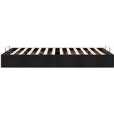 Otomanski okvir kreveta bez madraca crni 120x200 cm od tkanine | shoptok.hr