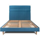 Sommeil de plomb 150x200 cm postelja z linijskim vzglavjem - Žametna blago, (21612827) | Shoptok.si